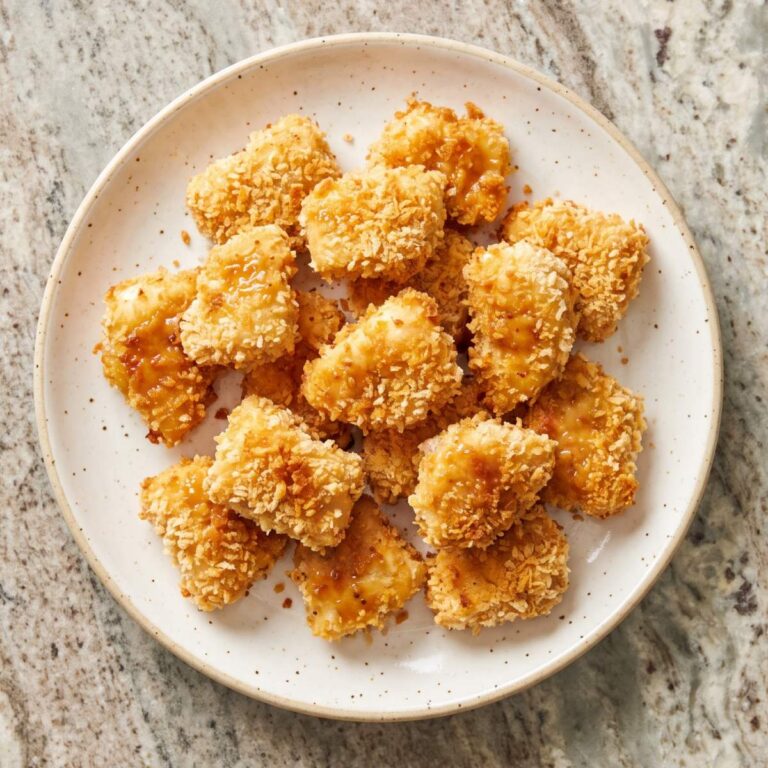 Air Fryer Crispy Honey Mustard Chicken Bites