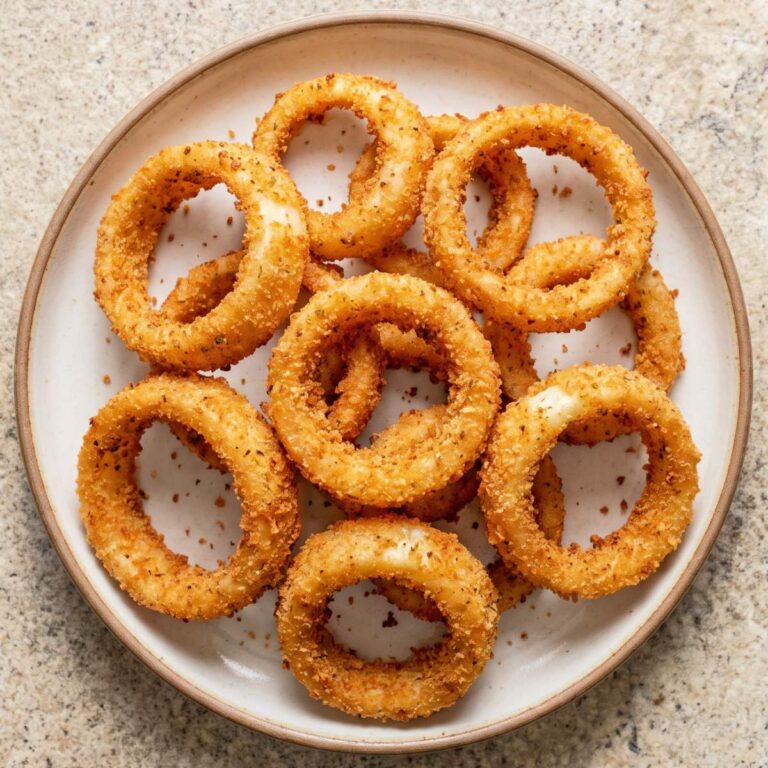 Air Fryer Crispy Panko Onion Rings
