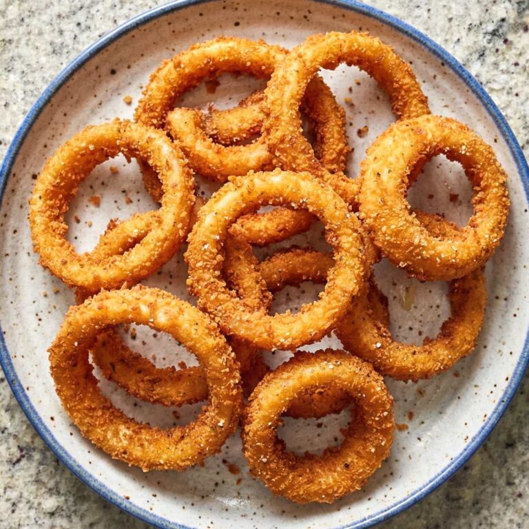 Air Fryer Crispy Panko Onion Rings