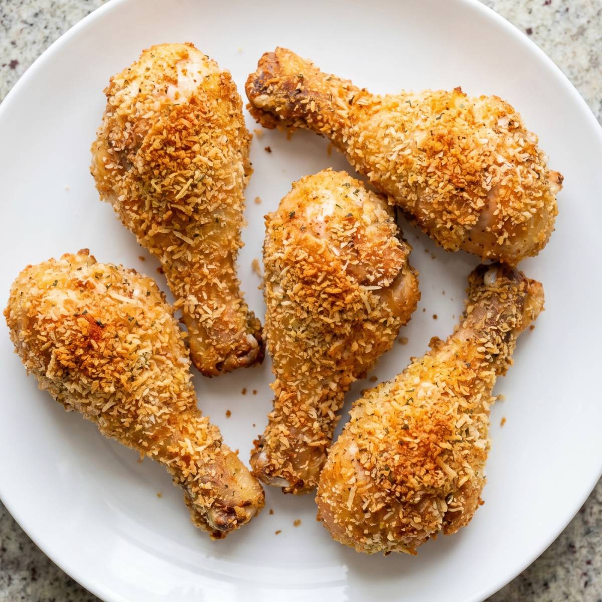 Air Fryer Crispy Parmesan Chicken Drumsticks