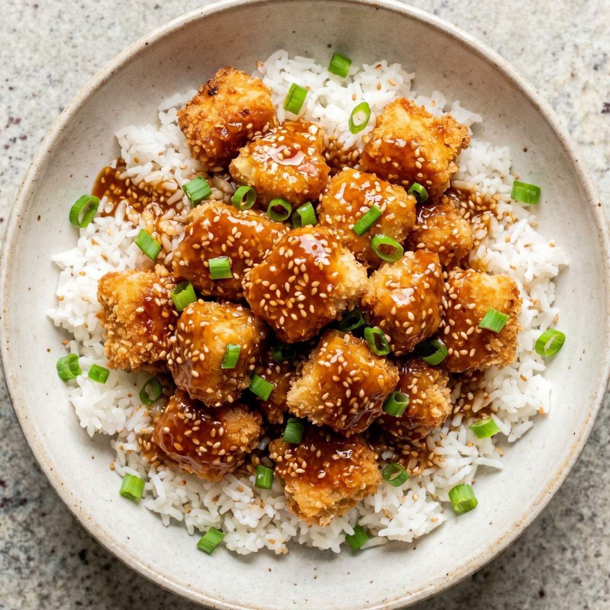 Air Fryer Crispy Sesame Chicken