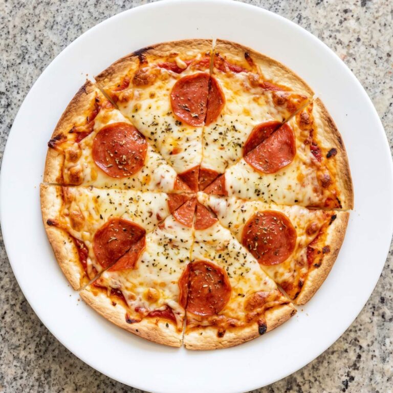 Air Fryer Crispy Tortilla Pizzas