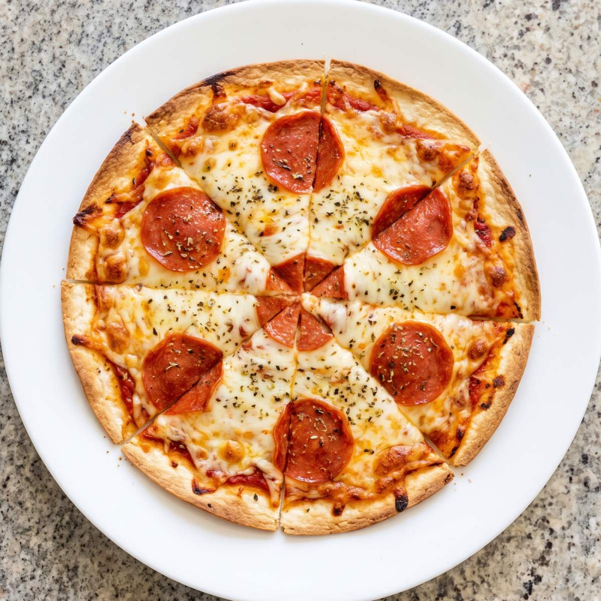 Air Fryer Crispy Tortilla Pizzas