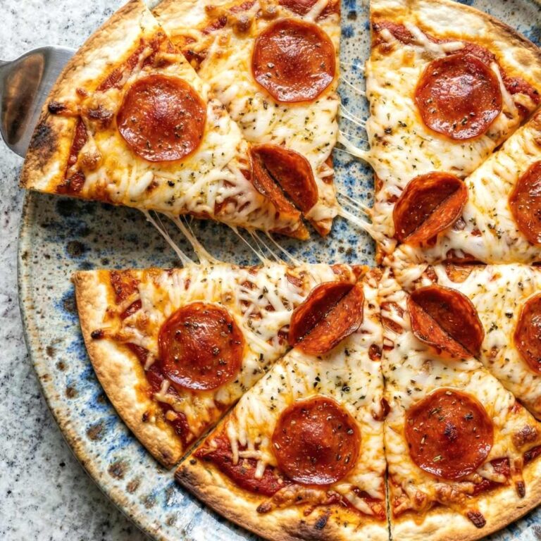 Air Fryer Crispy Tortilla Pizzas