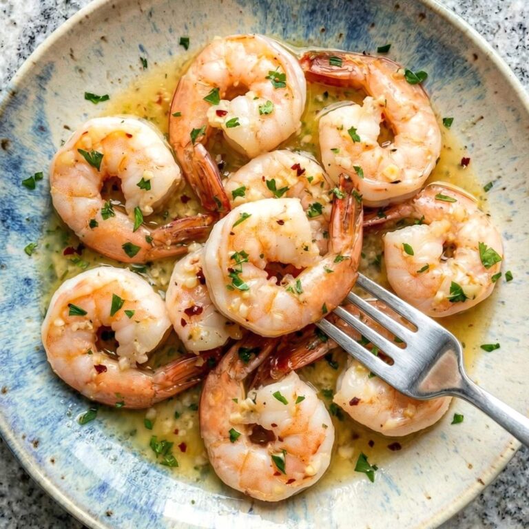 Air Fryer Garlic Butter Shrimp Scampi