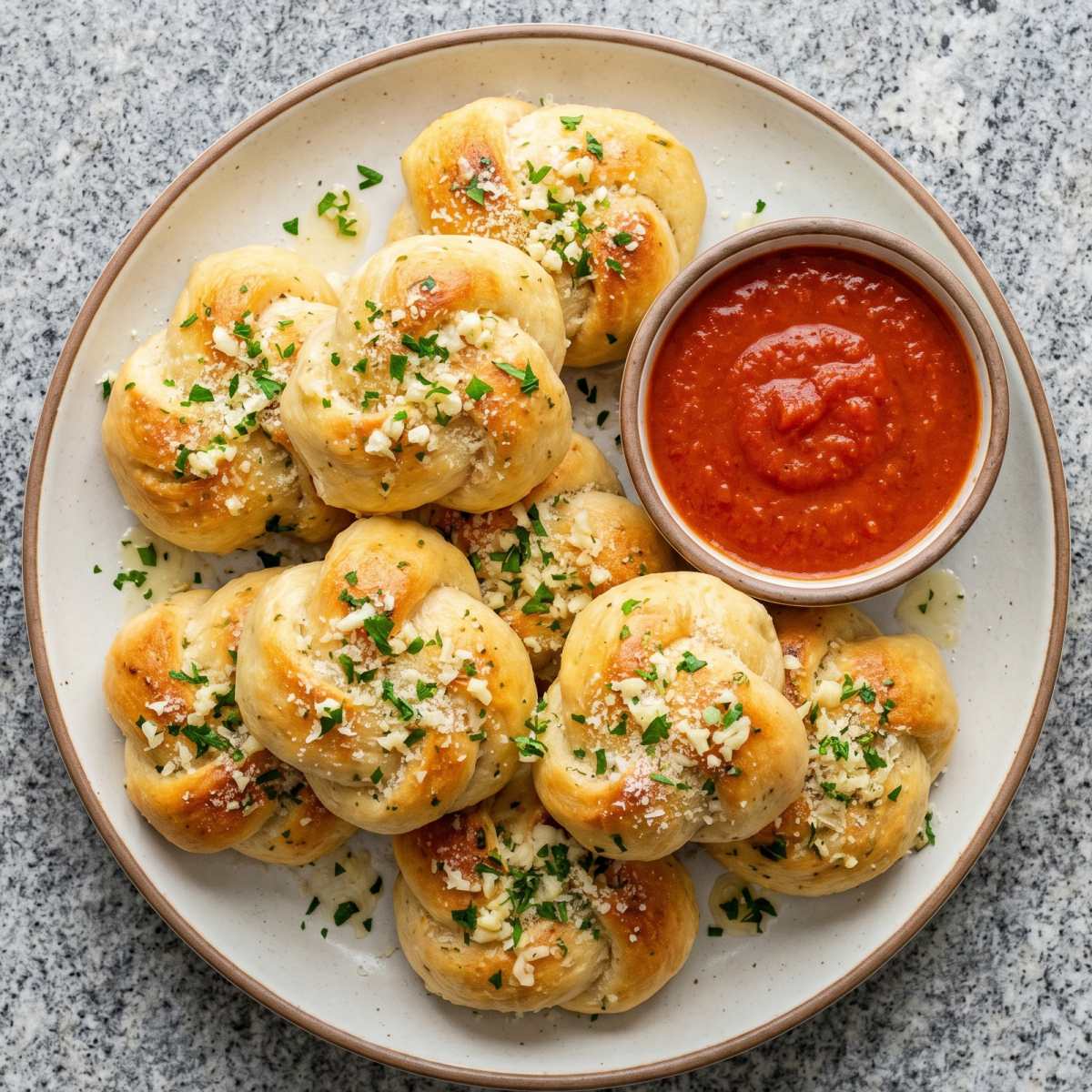Air Fryer Garlic Knots