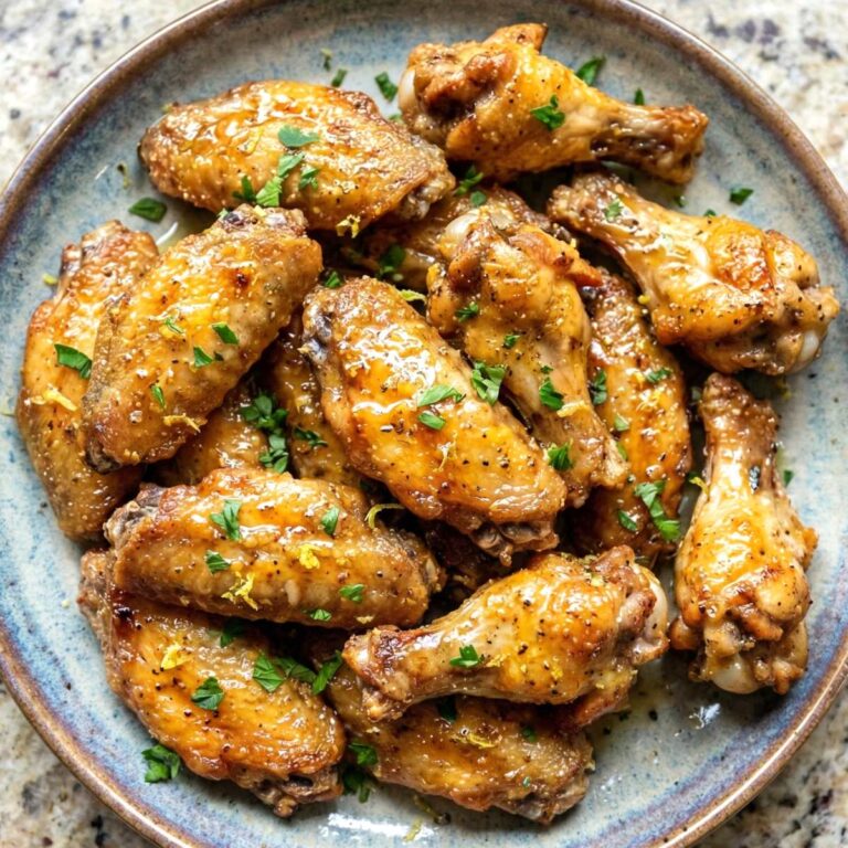 Air Fryer Honey Lemon Pepper Wings