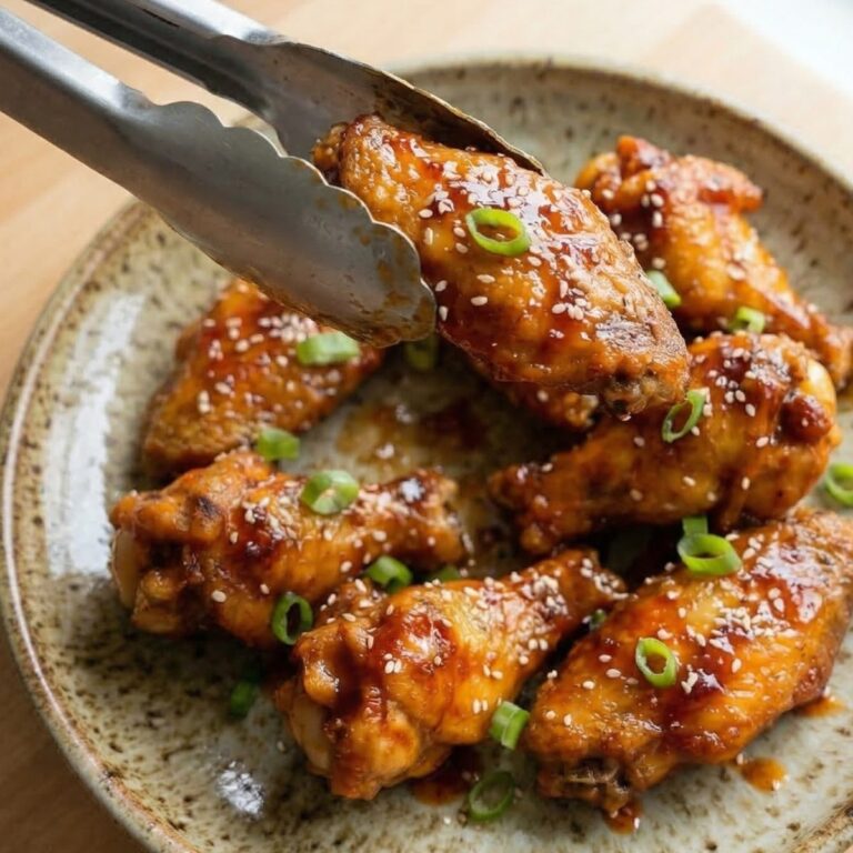 Air Fryer Honey Sriracha Chicken Wings