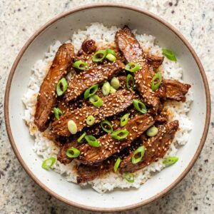 Air Fryer Korean BBQ Beef Bowls