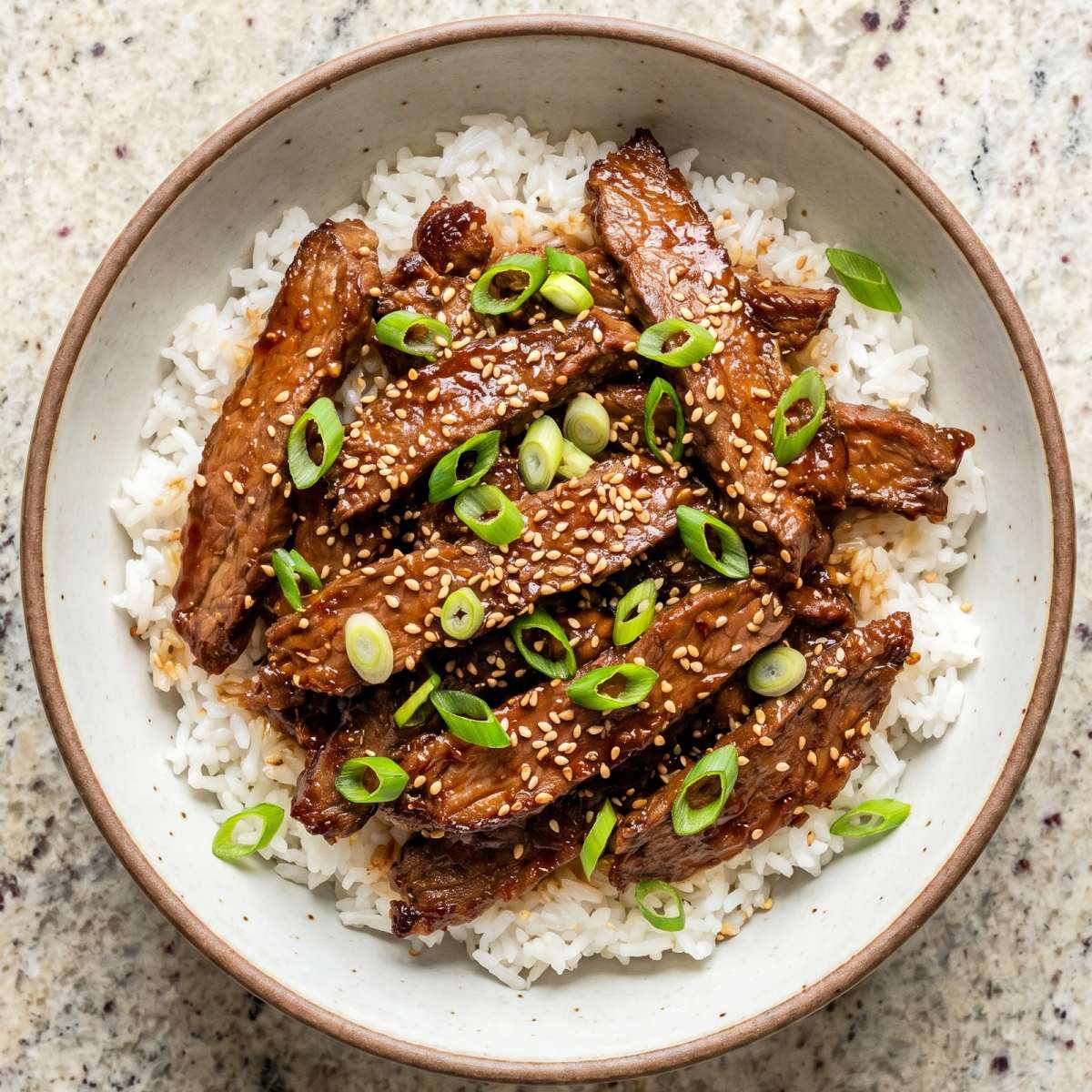 Air Fryer Korean BBQ Beef Bowls