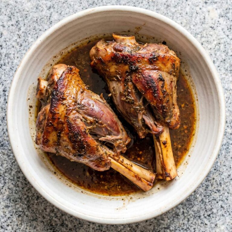 Air Fryer Lamb Shanks