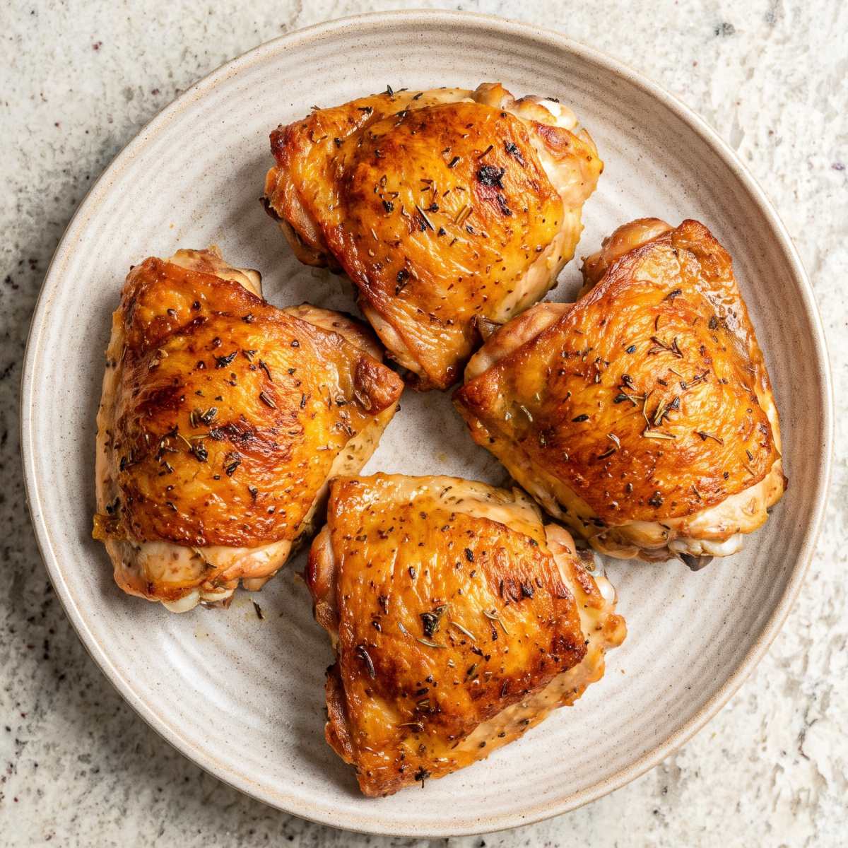 Air Fryer Lemon Herb Roasted Chicken Thighs