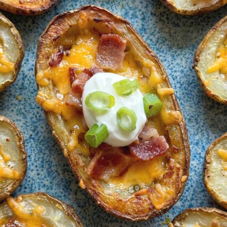 Air Fryer Loaded Potato Skins
