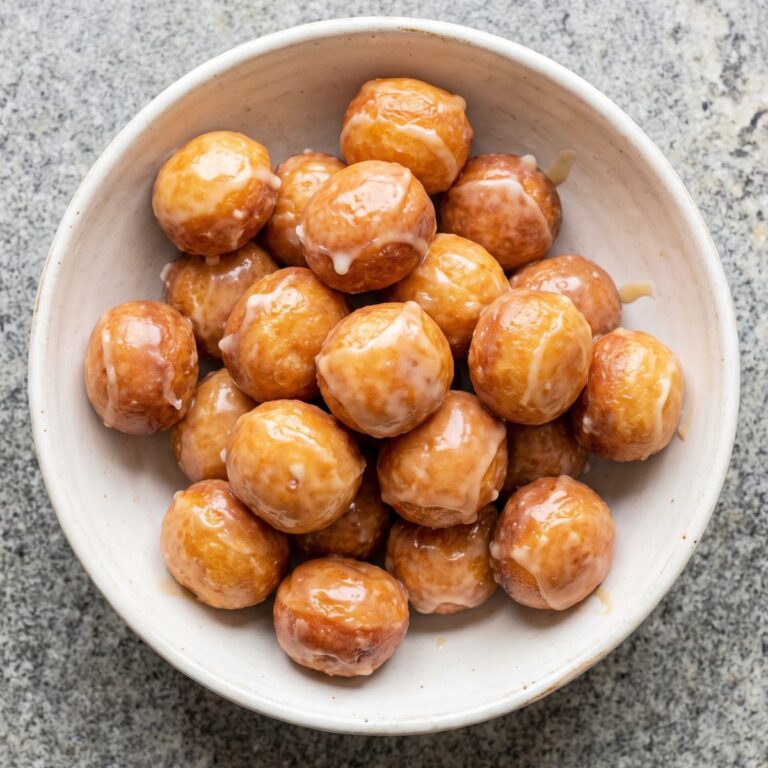 Air Fryer Maple Glazed Donut Holes