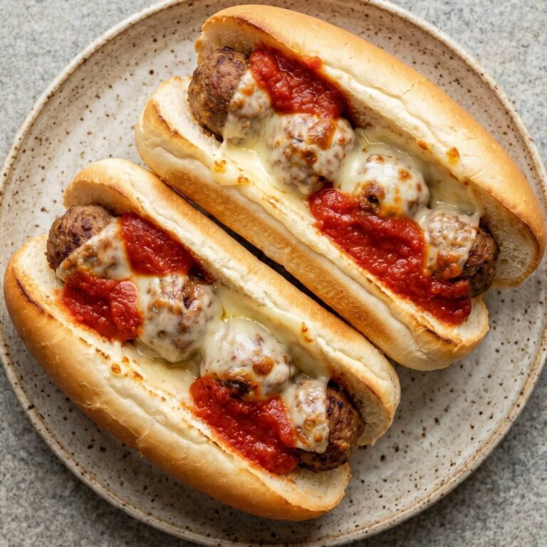 Air Fryer Meatball Sub