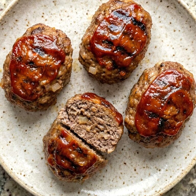 Air Fryer Meatloaf Minis
