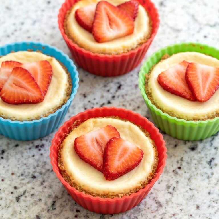 Air Fryer Mini Cheesecakes