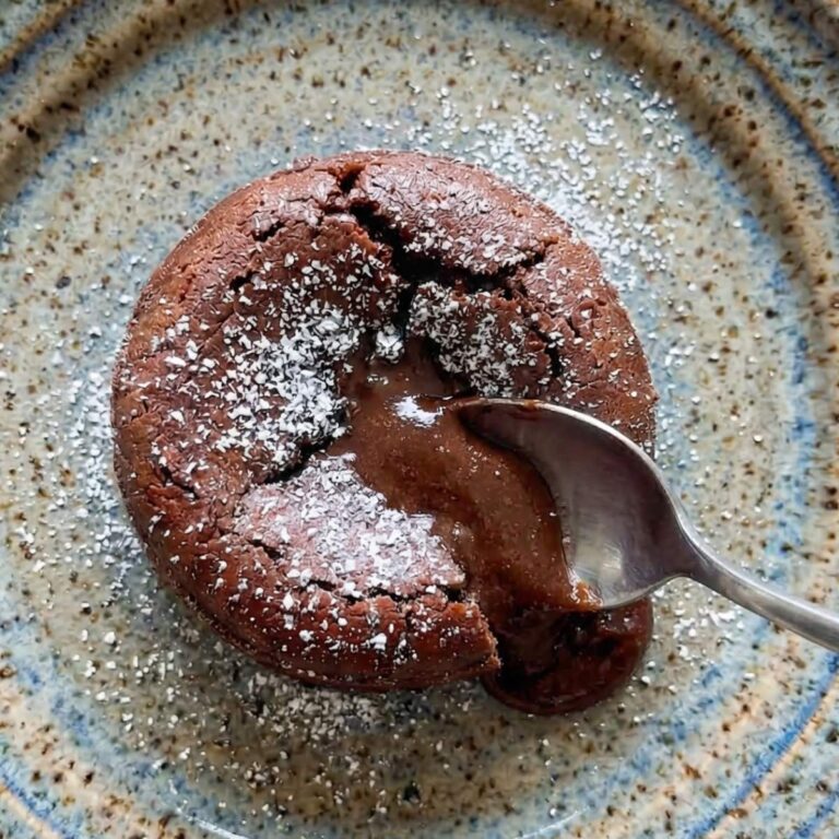 Air Fryer Molten Chocolate Lava Cakes