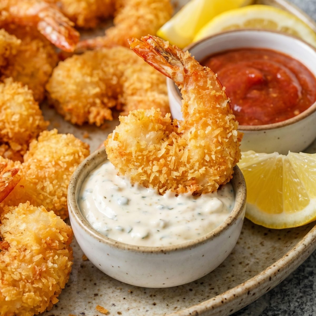 Air Fryer Panko Shrimp