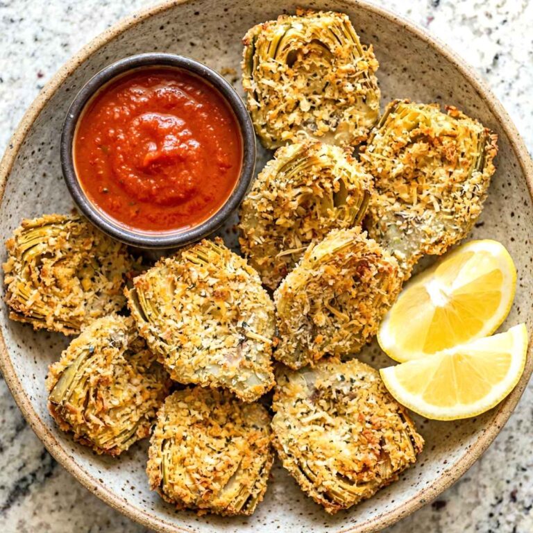 Air Fryer Parmesan Artichoke Hearts