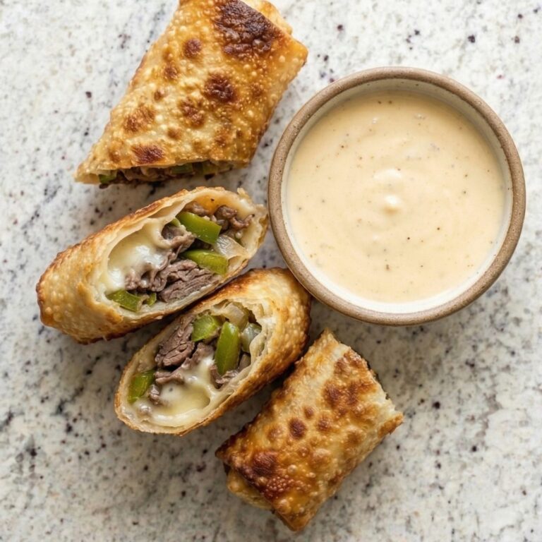 Air Fryer Philly Cheesesteak Egg Rolls