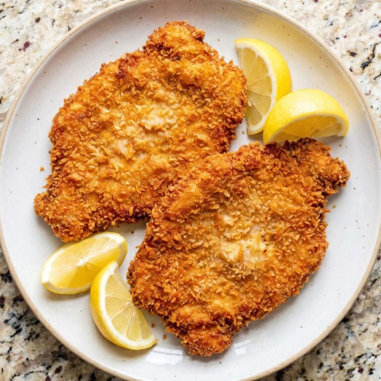 Air Fryer Pork Schnitzel