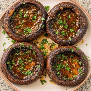 Air Fryer Portobello Mushrooms