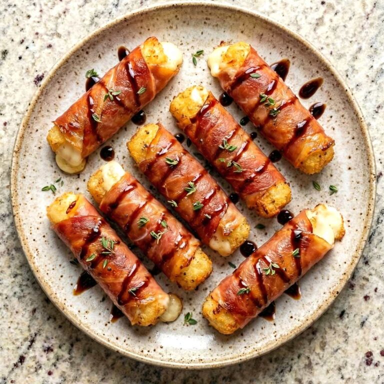 Air Fryer Prosciutto Wrapped Mozzarella