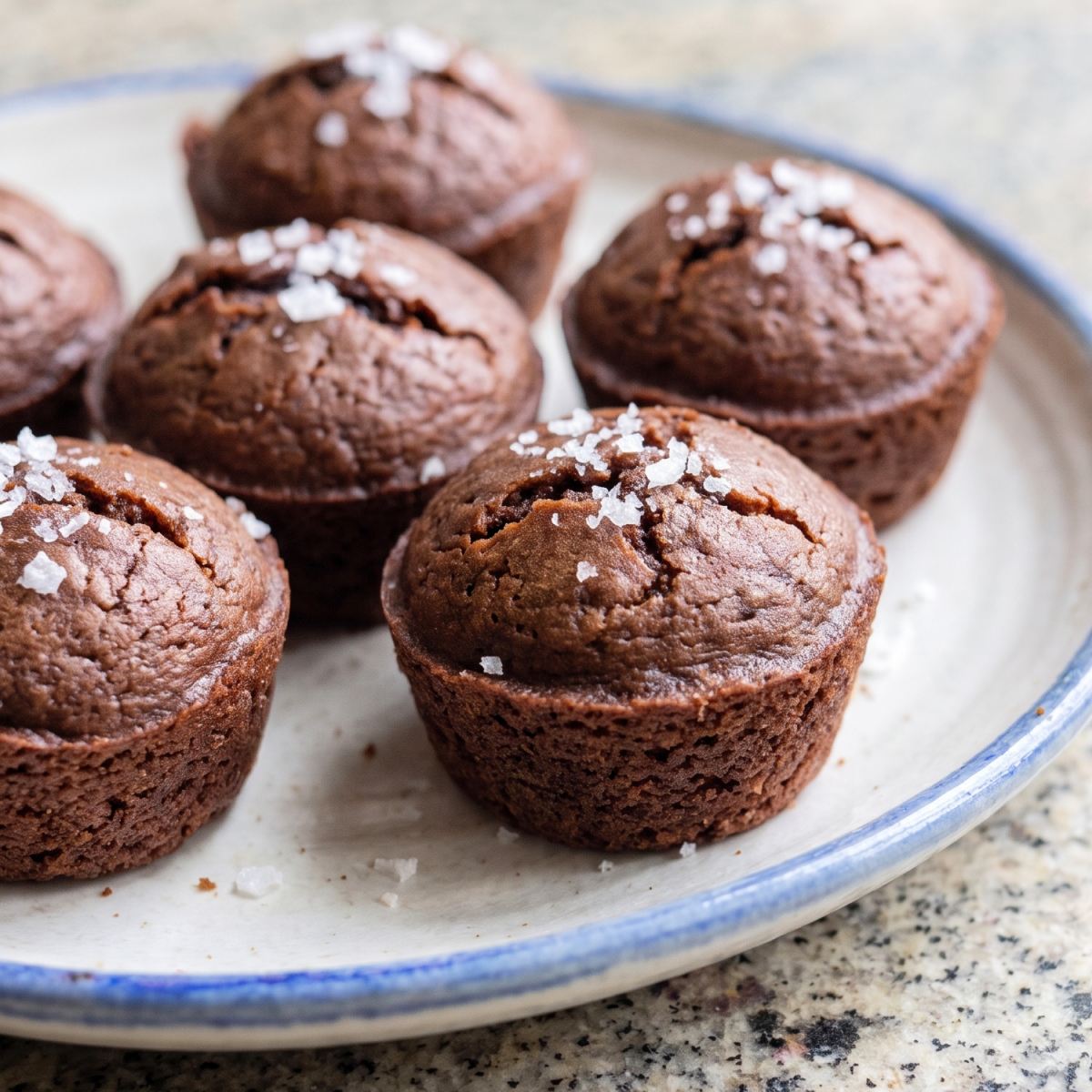 Air Fryer Salted Caramel Brownie Bites