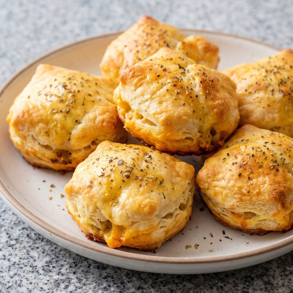 Air Fryer Sausage & Cheese Biscuit Bites