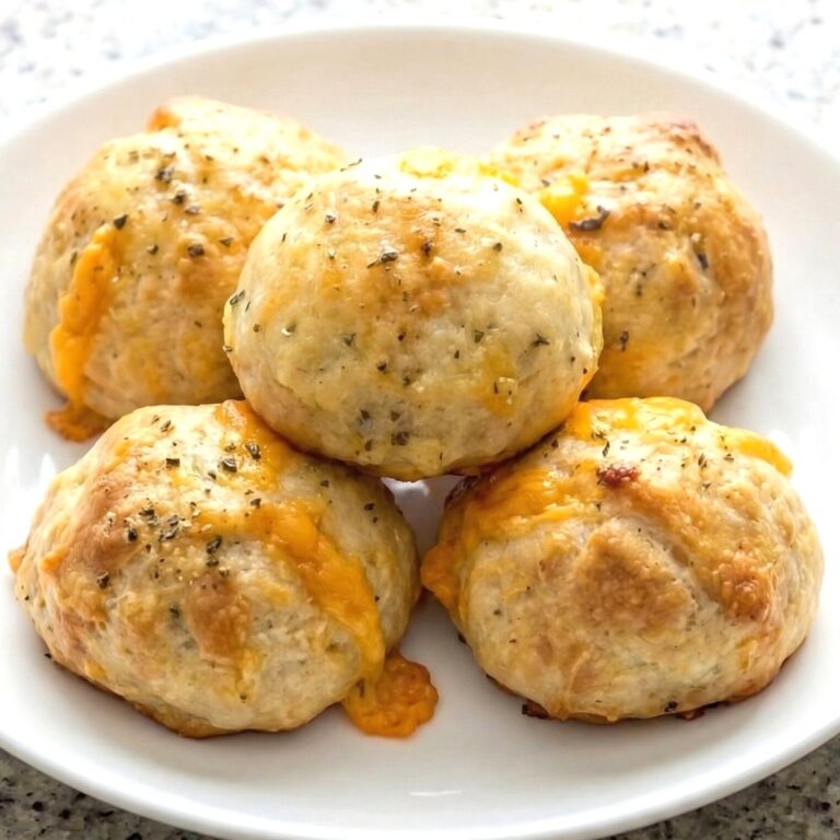 Air Fryer Sausage & Cheese Biscuit Bites