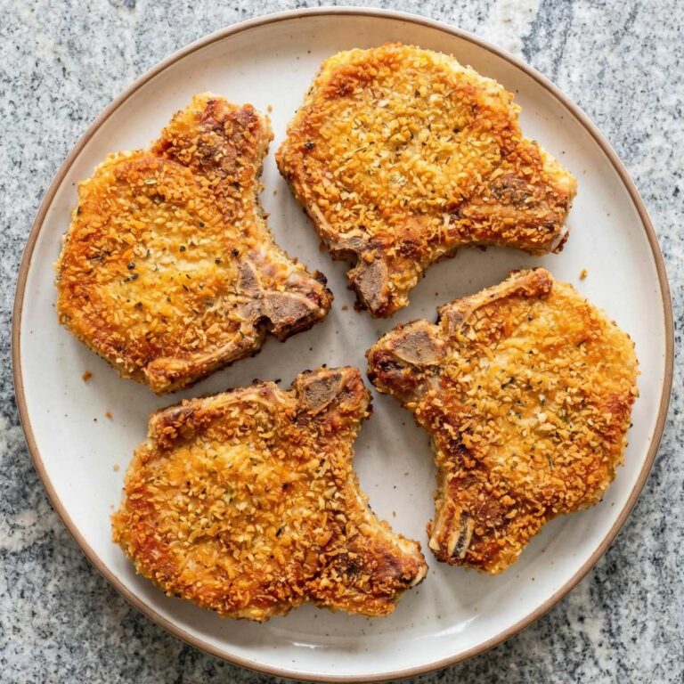 Air Fryer Shake And Bake Pork Chops
