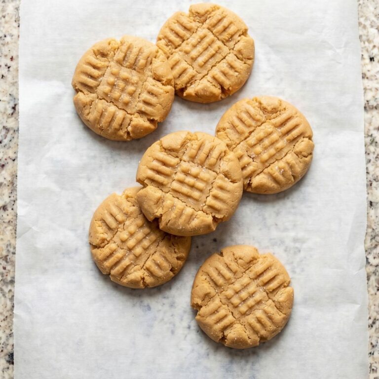Air Fryer Soft Peanut Butter Cookies