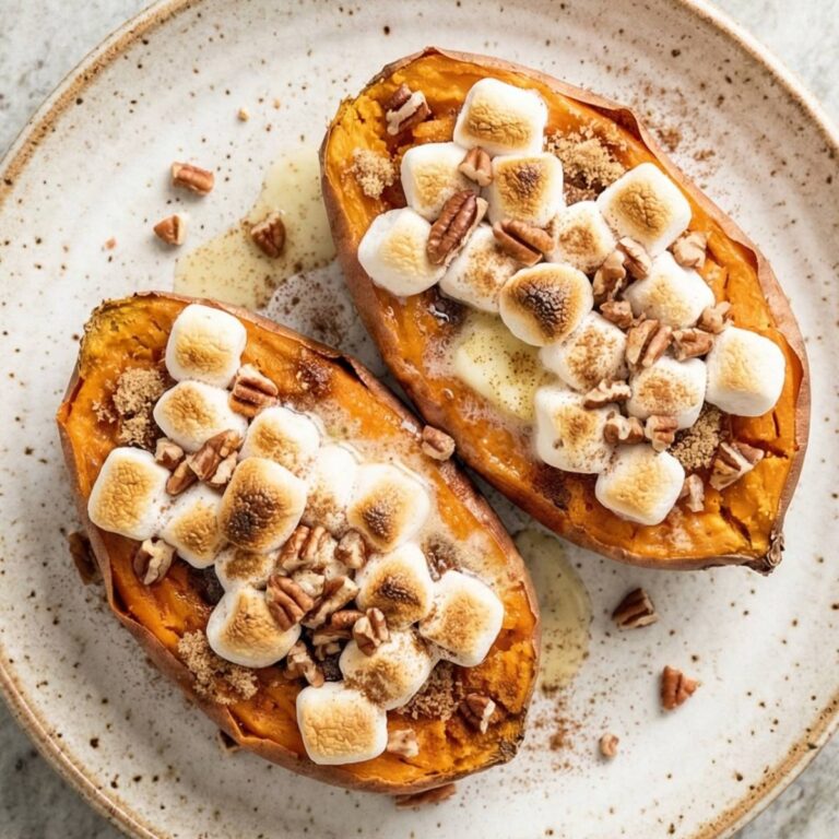 Air Fryer Sweet Potato Casserole Boats