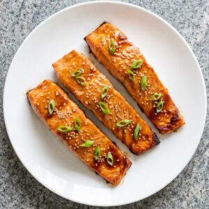 Air Fryer Teriyaki Salmon