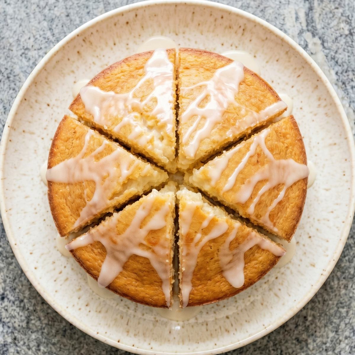 Air Fryer Vanilla Cake