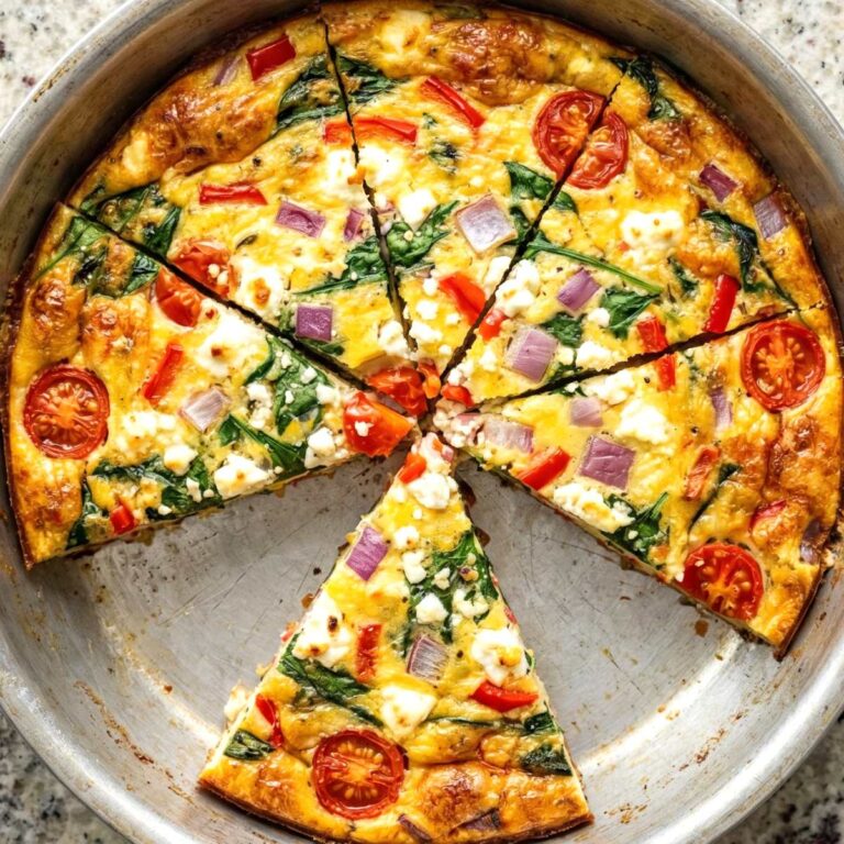 Air Fryer Veggie Frittata