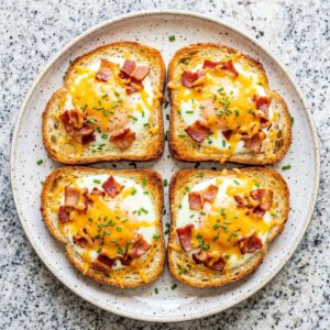 Egg Bacon Toast Air Fryer Recipe