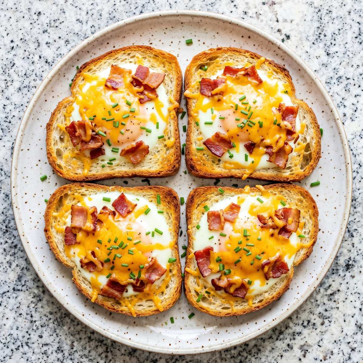 Egg Bacon Toast Air Fryer Recipe