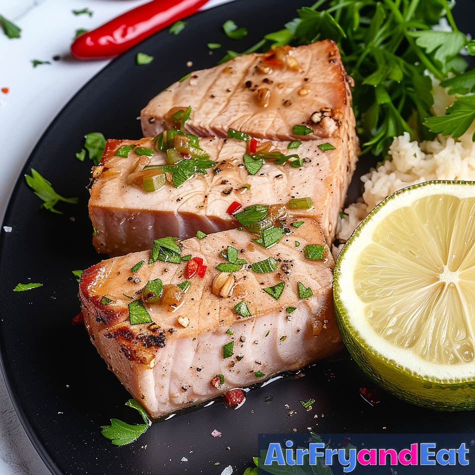 Air Fryer Tuna Steaks The BEST Recipe AirFryAndEat