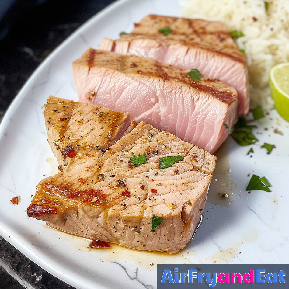 Air Fryer Tuna Steaks The Best Recipe Airfryandeat