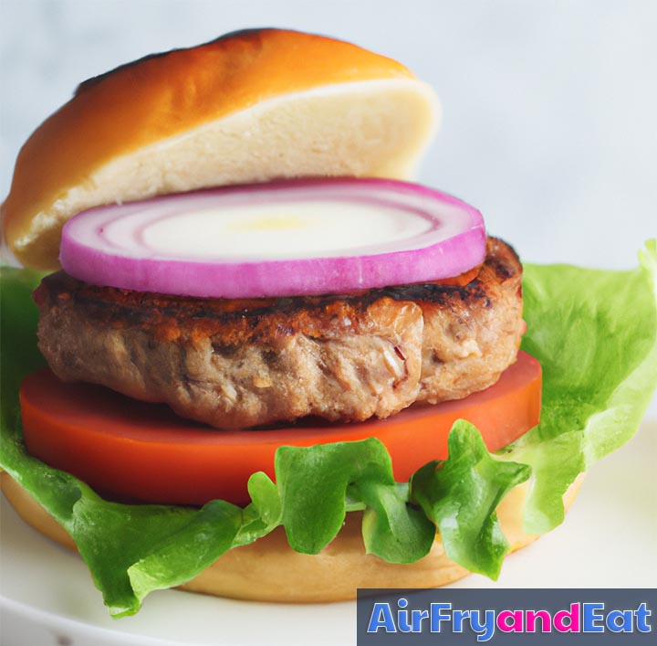 Air Fryer Turkey Burgers Juicy & So Tasty AirFryAndEat