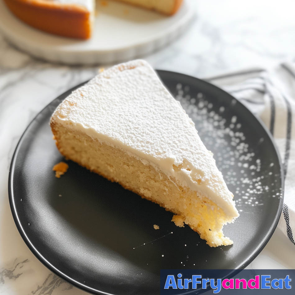 Air Fryer Vanilla Cake Easy & Delicious AirFryAndEat