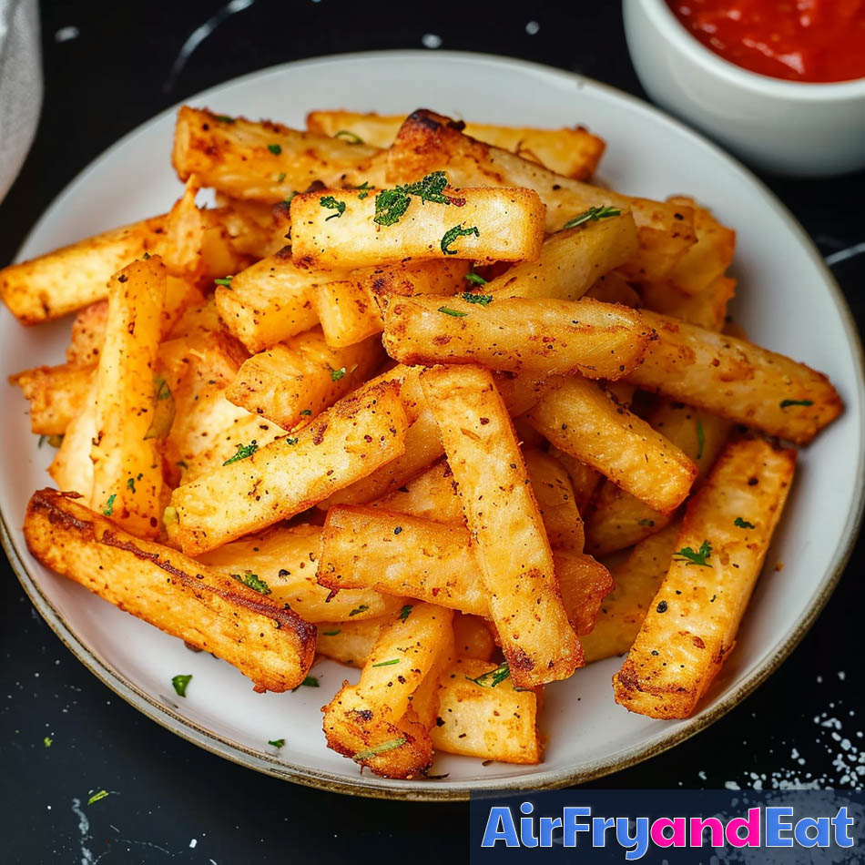 Air Fryer Yuca Fries Crispy & Easy Recipe AirFryAndEat