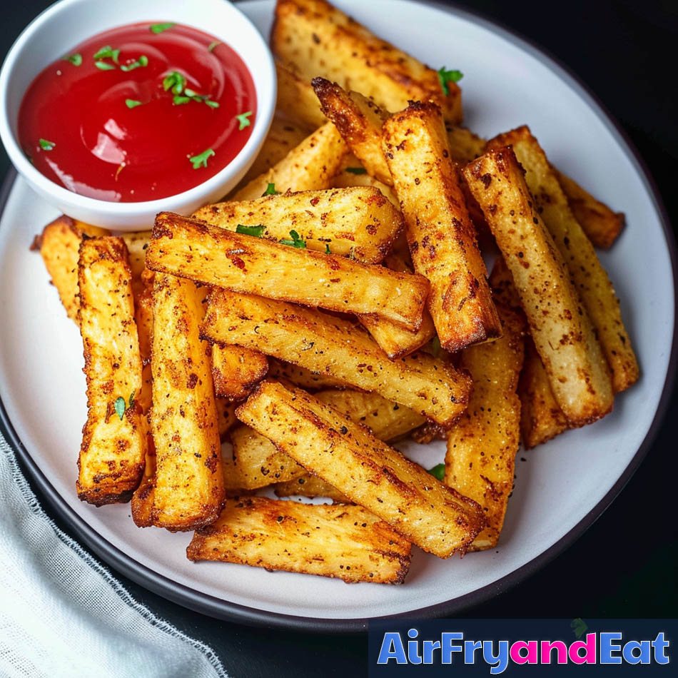 yuca fries airfryandeat